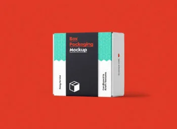 Postal Delivery Box Mockup
