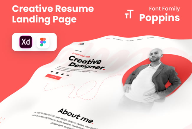 Resume & Portfolio Landing Page