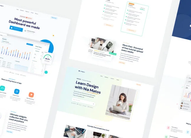 startup landing page templates 2 Startup Landing Page Templates