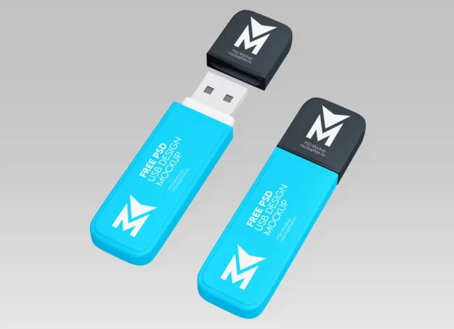 usb flash drive mockup 1 USB Flash Drive Mockup
