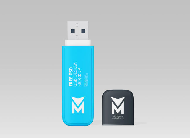 USB Flash Drive Mockup