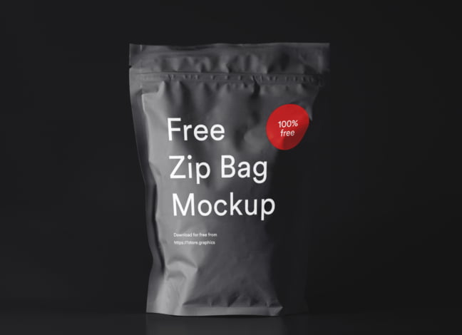 Zip Lock Bag Mockup 1
