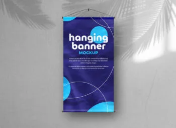 Hanging Banner Mockup