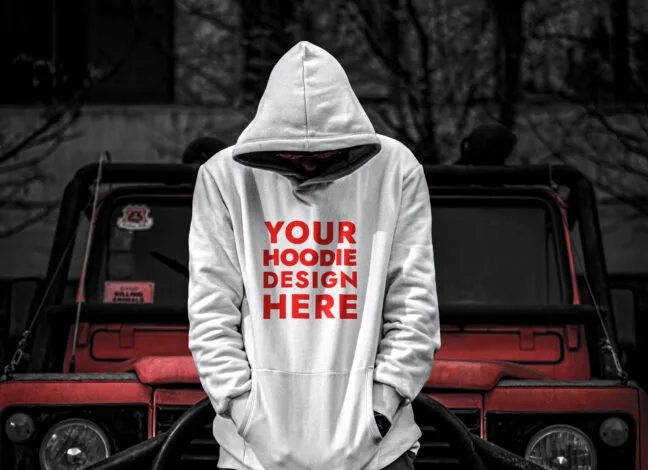Young Man Hoodie Mockup Video