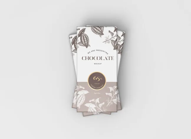 chocolate bars mockup Chocolate Bars Mockup