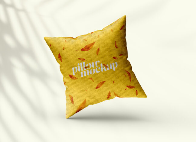 Floating Pillow Mockup