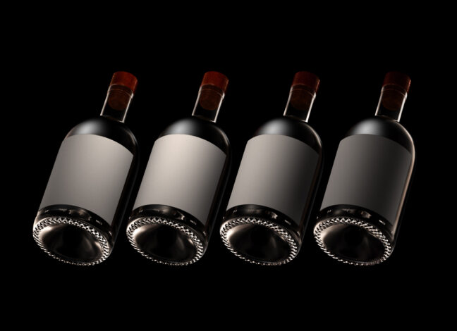 Liquor Bottles Mockup