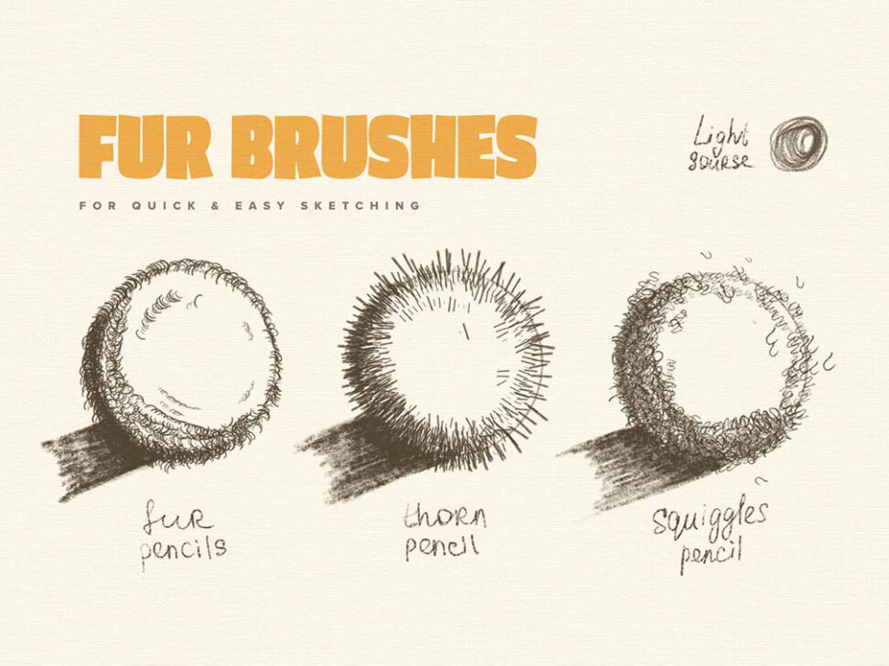 Mechanical Pencil Procreate Brushes - GraphicsBunker