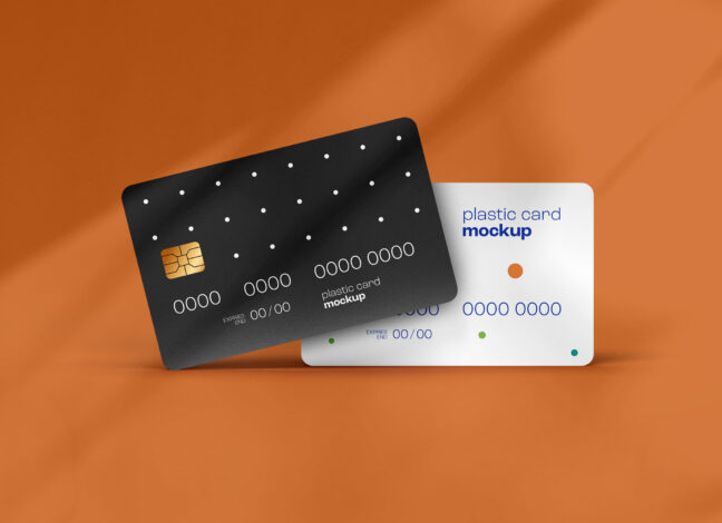 Plastic Credit Card Mockup