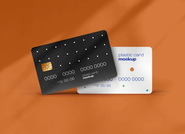 Plastic Credit Card Mockup