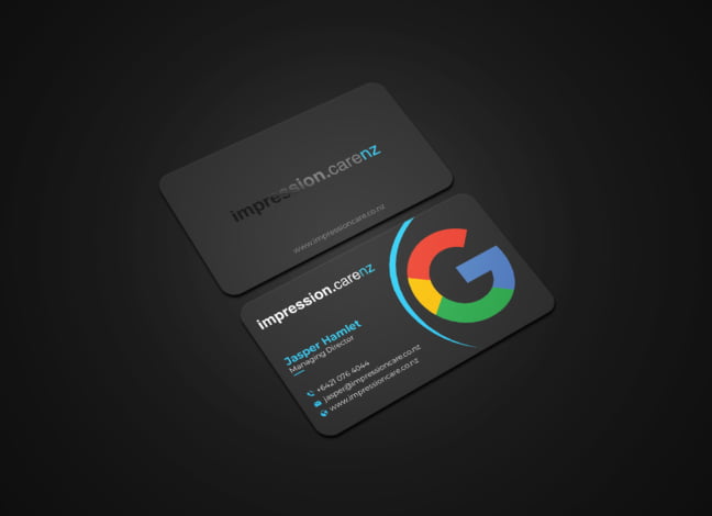 Rounded Business Card UV Mockup