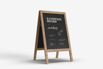 Sandwich Board Mockup