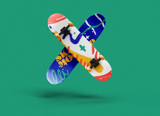 skateboard deck mockup Skateboard Deck Mockup