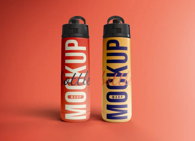 thermos bottle mockup Thermos Bottle Mockup