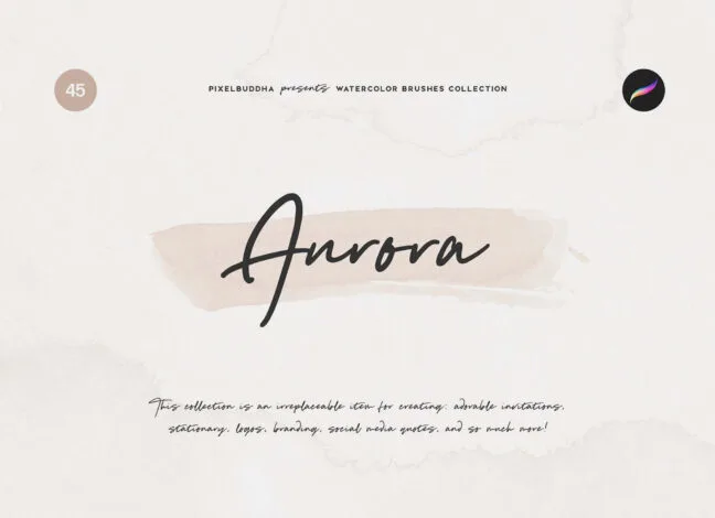 Watercolor Procreate Brushes