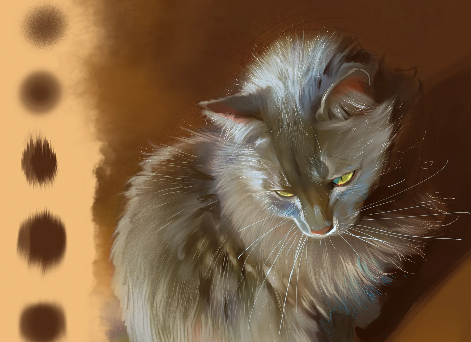 Fur Procreate Brushes GraphicsBunker