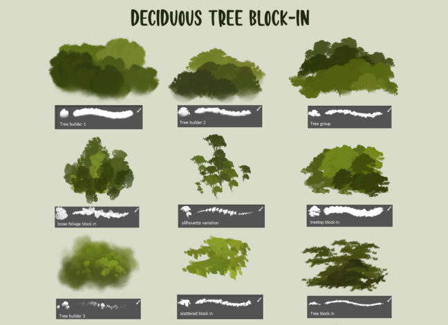 grass procreate photoshop brushes 5 Grass Procreate Photoshop Brushes