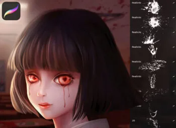 Blood Procreate Brushes