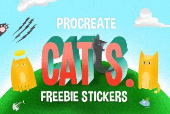 Cats Procreate Stamp Brushes