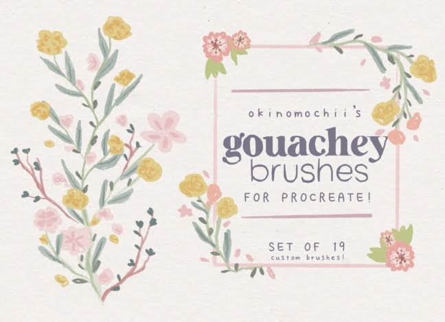 Gouachey Procreate Brushes
