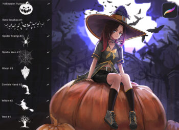 Halloween Procreate Brushes