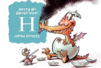 Hatch Effects Procreate Brushes