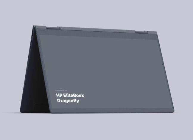 HP Elitebook Dragonfly Mockup