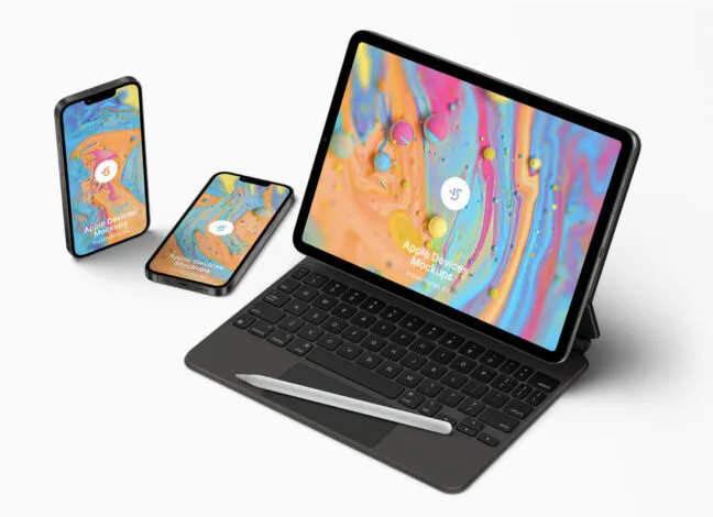 ipad pro and iphone mockups iPad Pro and iPhone Mockups