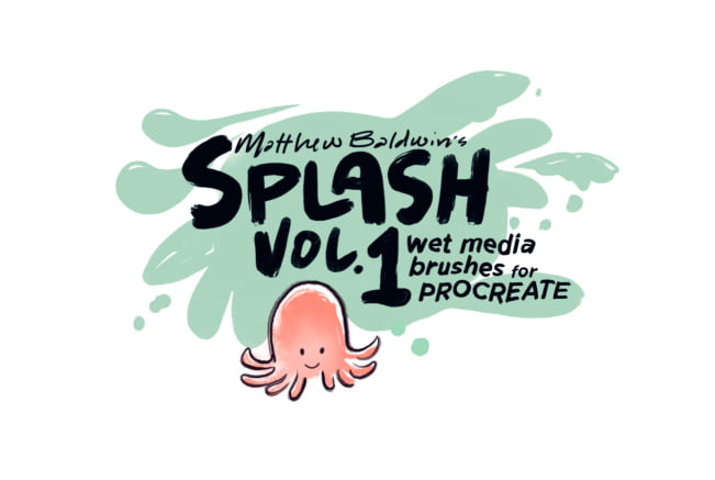Splash Wet Media Procreate Brushes