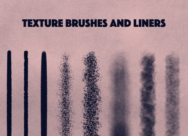 Stipple Liner Texture Procreate Brushes