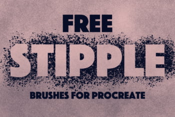 Stipple Liner Texture Procreate Brushes