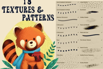 Textures & Patterns Procreate Brushes