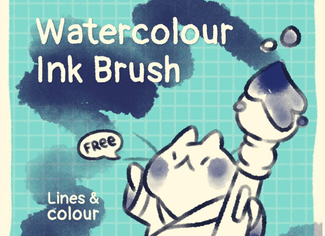 Watercolour Ink Brush