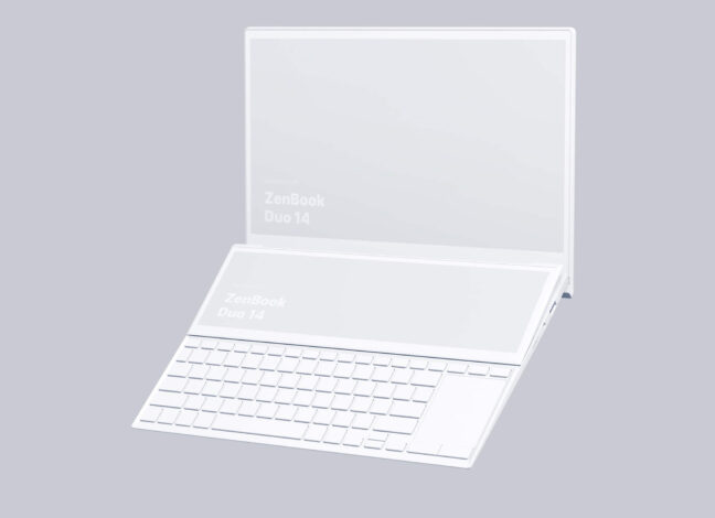 Zenbook Duo 14 Mockup