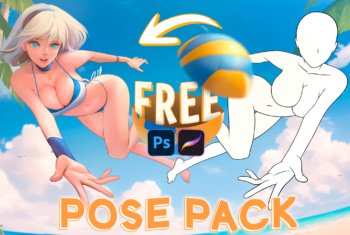90 Body Poses Pack Brushes