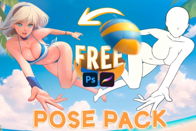 90 Body Poses Pack Brushes
