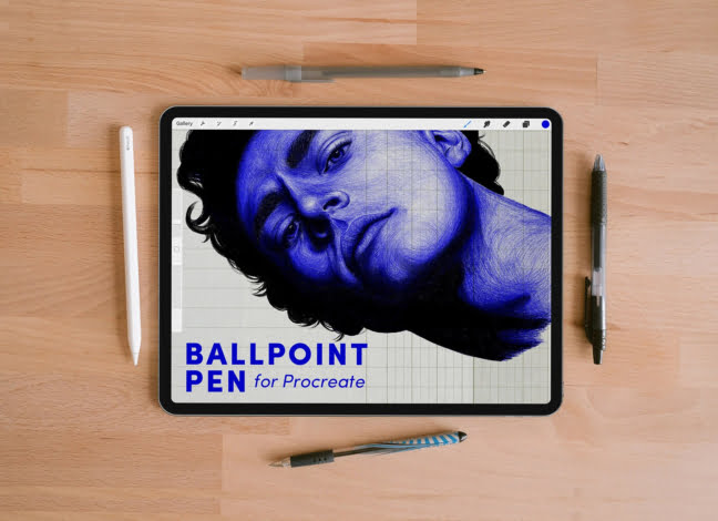 Ballpoint Pen Procreate Brush