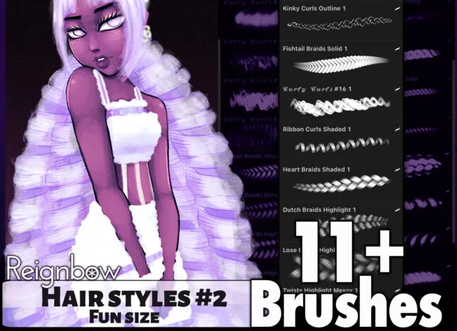 Curly Hair Braid Brushes