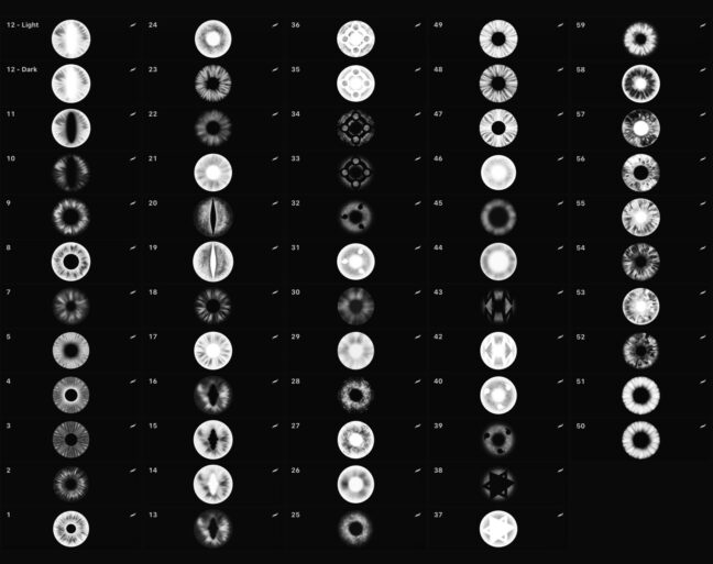 eyes procreate stamp brushes 1 Eyes Procreate Stamp Brushes