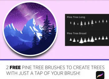 Pine Tree Brushes