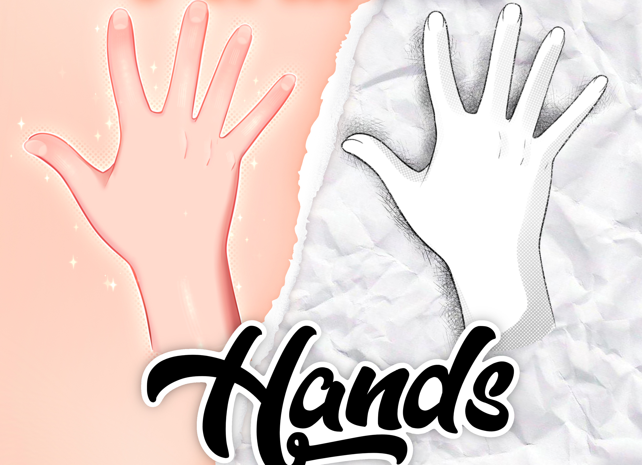 Anime Hands Procreate Brushes GraphicsBunker