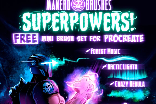 SuperPowers Procreate Brushes