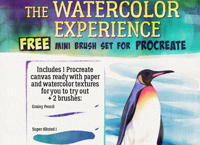 Watercolor Pencil Procreate Brushes