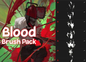 Blood Drops Procreate Brushes