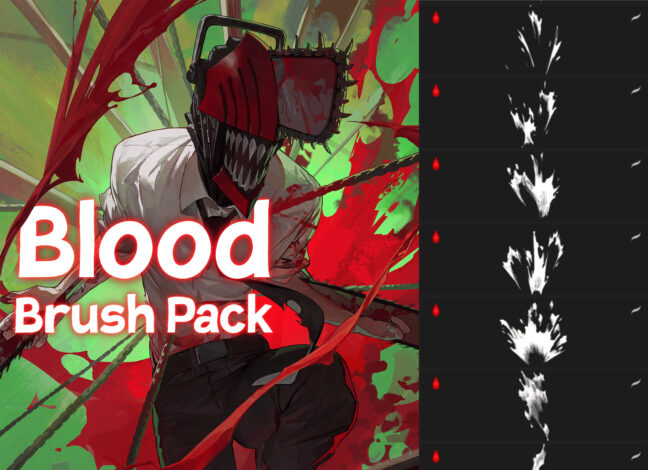 Blood Drops Procreate Brushes