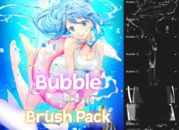 Bubble Splash Procreate Brushes