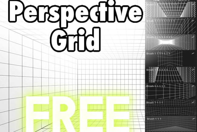 Perspective Grids Procreate Brushes