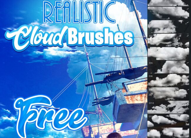 Realistic Clouds Procreate Brushes