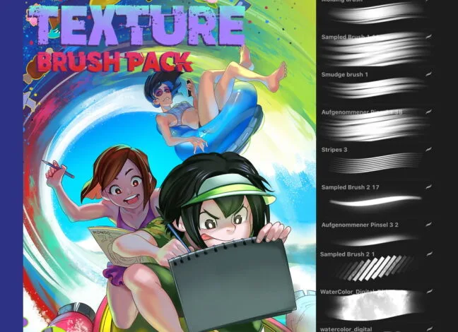 Stunning Textures Procreate Brushes