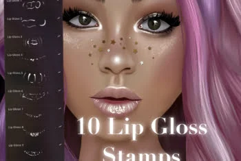 Lip Gloss Procreate Brushes
